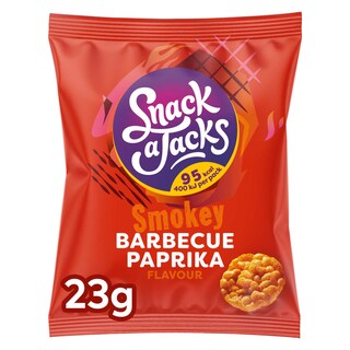 Snack A Jacks | Rijstwafels | Smokey Barbecue Paprika 23 gr