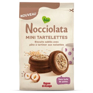 Nocciolata | Biscuits | Noisettes | Bio 250 gr