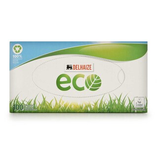 Delhaize | Eco | Zakdoeken | 3 lagen | Doos | Eco 100 st