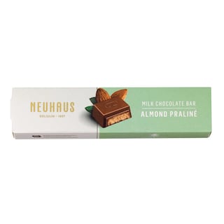 Neuhaus | Barre | Chocolat au lait | Praliné | Amandes | Fairtrade 