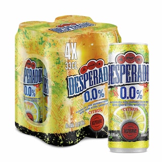 Desperados | Bière | 0% alc 4 x 33 cl