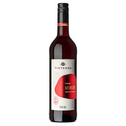 Vintense | 0 % | vin sans alcool | Merlot | Rouge 75 cl