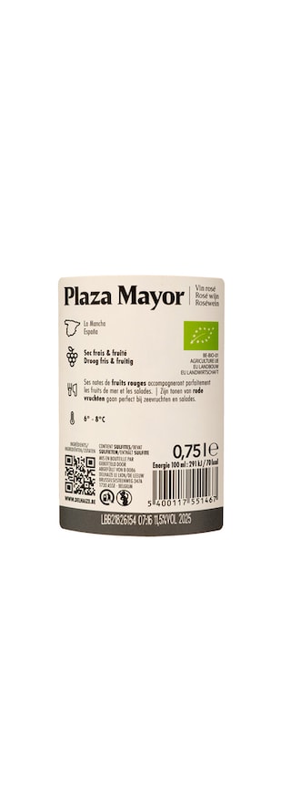 Plaza Mayor | Plaza Mayor Rosé | Bio 75 cl