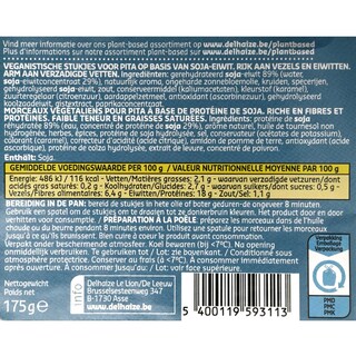 Delhaize | Plant-Based | Pita morceaux | Vegan 175 gr