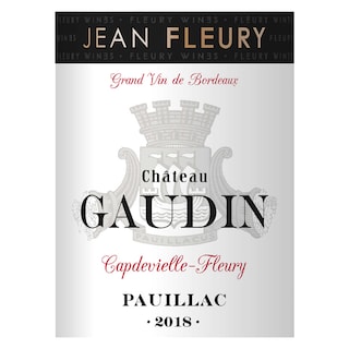 Jean Fleury | Chateau Gaudin | Pauillac | 2018 75 cl