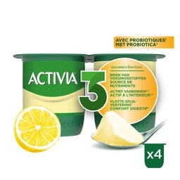 Activia | Yoghurt | Aroma citroen | Probiotica 