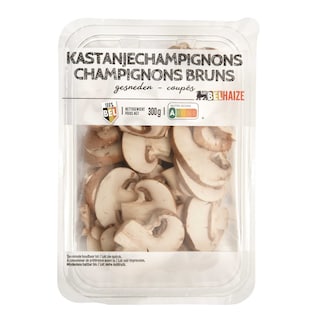 Delhaize | Champignons | brun | coupes | Belges 300 gr