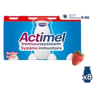 Actimel | Yaourt à boire | Fraise | Immunité 