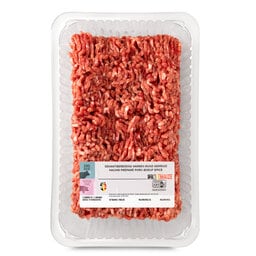 Delhaize | Hachis préparé | Porc | Boeuf | Epicé 