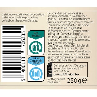Delhaize | Bio | Amandelpasta | Wit | Bio 