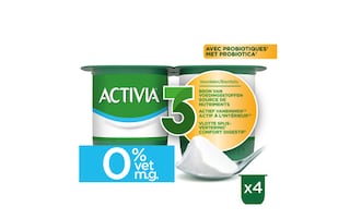 Activia | Yaourt | Nature | 0% m.g. | Probiotiques 