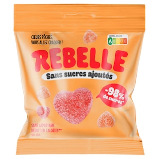 Rebelle | Snoepjes | Hart | Perzik 