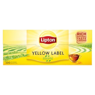Lipton | Yellow | Label | 100Z 