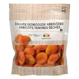 Delhaize | 250G ZACHTE ABRIKOZEN 