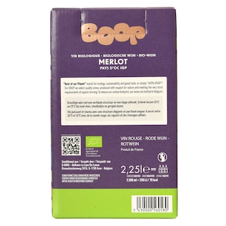 BOOP | Best Of Our Planet | Merlot | Bio 