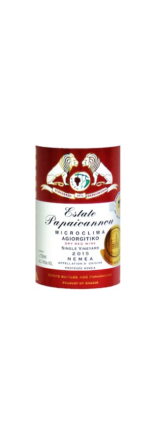 Papaioan | Microclima | Nemea | Agiorgitiko | Bio | 2015 
