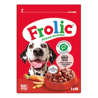 Frolic | Aliment chien | Croquettes | Adult | Boeuf 