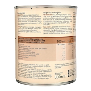 Delhaize | Soupe | Champignons 