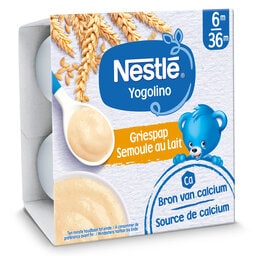 Nestlé | Yogolino | Melkdessert | Griespap | Baby | 6 maanden 