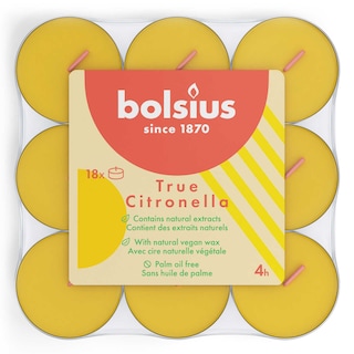 Bolsius | Theelicht | True Citronella 18 st