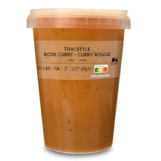 Delhaize | Soupe | Thai curry rouge 600 gr
