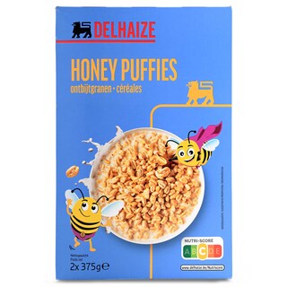 Delhaize | Ontbijtgranen | Honey Puffies 2 x 375 gr