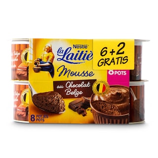 La Laitière | LA LAITIERE MOUSSE CHOC 6+2G 