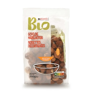 Delhaize | Bio | Gepelde Hazelnoten | Bio 