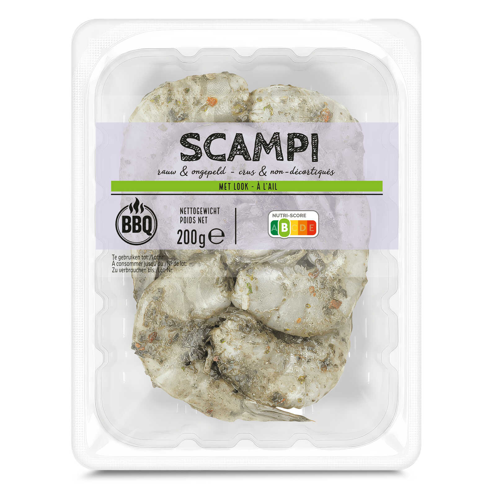 Klaas Puul Scampi's | Knoflook | BBQ