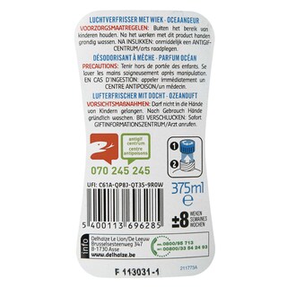 Delhaize | Luchtverfrisser met wiek | Ocean 37,5 cl