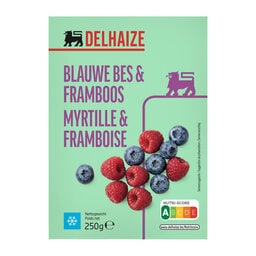 Delhaize | Myrtilles et framboises 