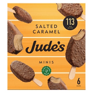 Jude's | Plant based | Salted caramel | Mini sticks 