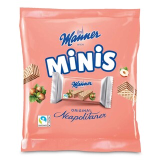 Manner | Koekjes | Neapolitaner Mini Wafers 10 x 15 gr