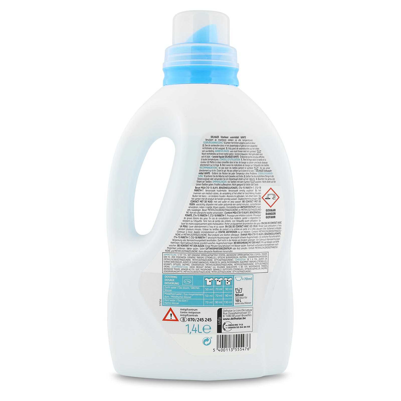 Delhaize | Lessive liquide | White 