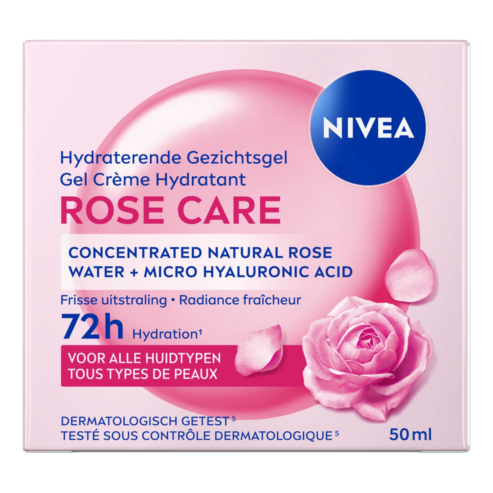 Nivea dagcrème | rose watergel