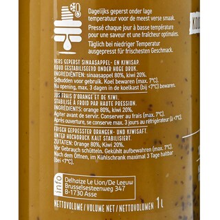 Delhaize | Sap | Sinaasappel | Kiwi | 1l 