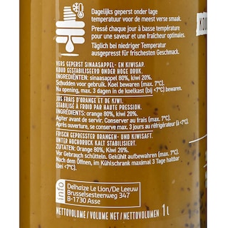 Delhaize | Sap | Sinaasappel | Kiwi | 1l 
