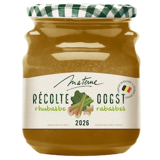 Materne | Confiture | Rhubarbe | Récolte 