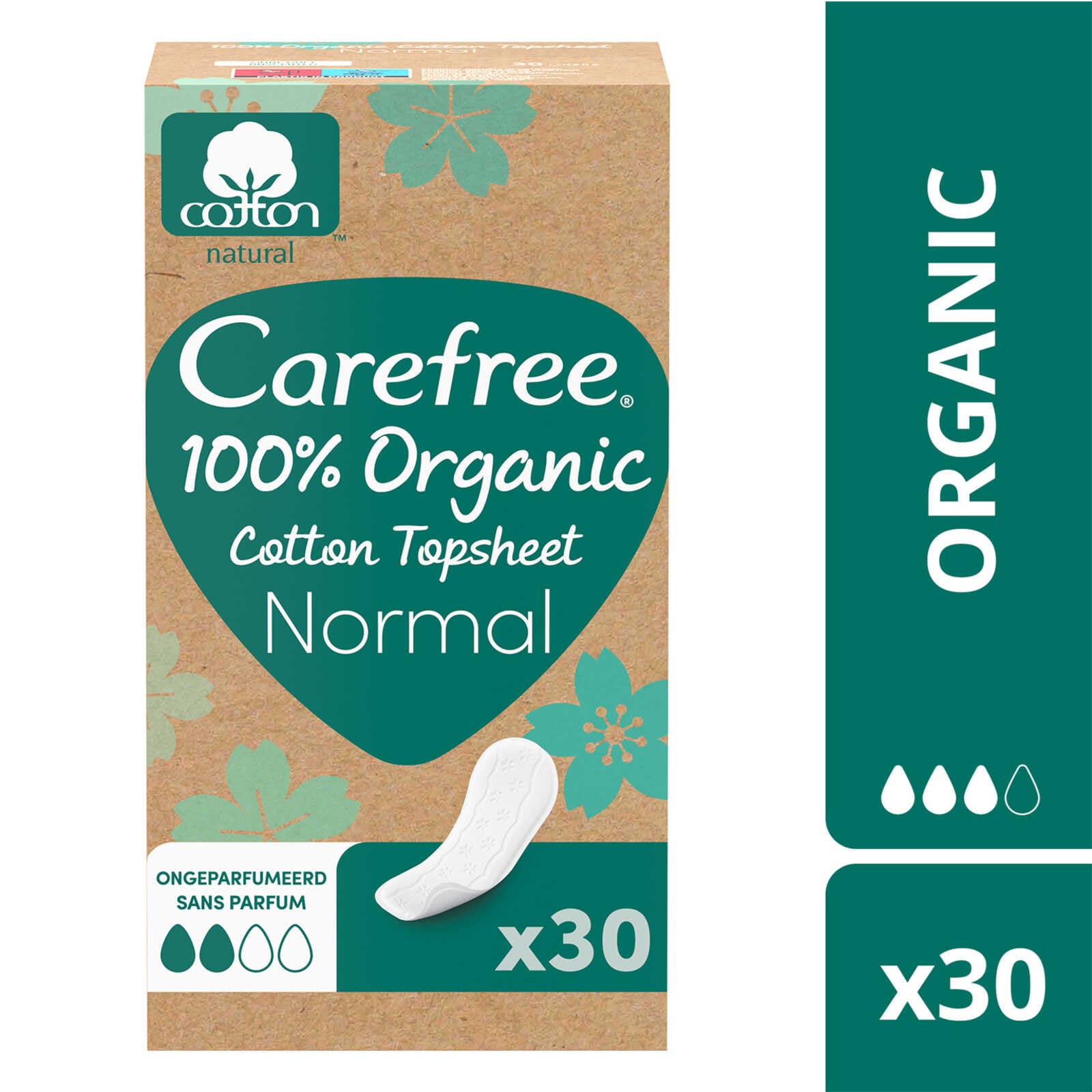 Carefree 30ct | Inlegkruisjes | Organic cotton