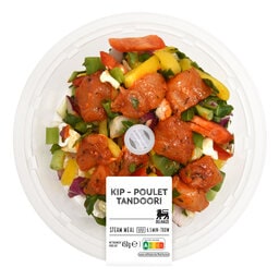 Delhaize | Stoommaaltijd | Kip | Tandoori saus 