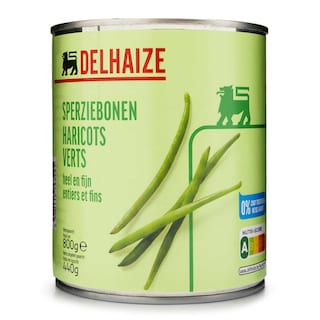 Delhaize | Sperziebonen 800 gr