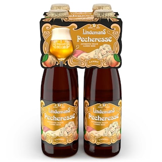 Lindemans | Fruitbier | Pecheresse | 2,5% | Fles 4 x 25 cl