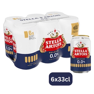 Stella Artois | Pils | 0% alc 6 x 33 cl