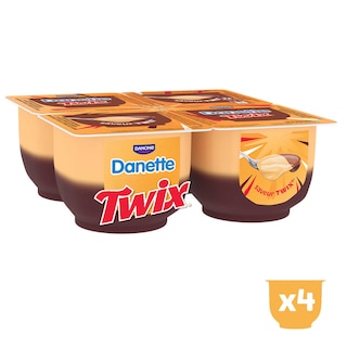 Danette | Creme dessert | Twix 4 x 115 gr