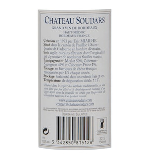 France - Frankrijk | Bordeaux - Haut Médoc | Château Soudars 2015 Red 