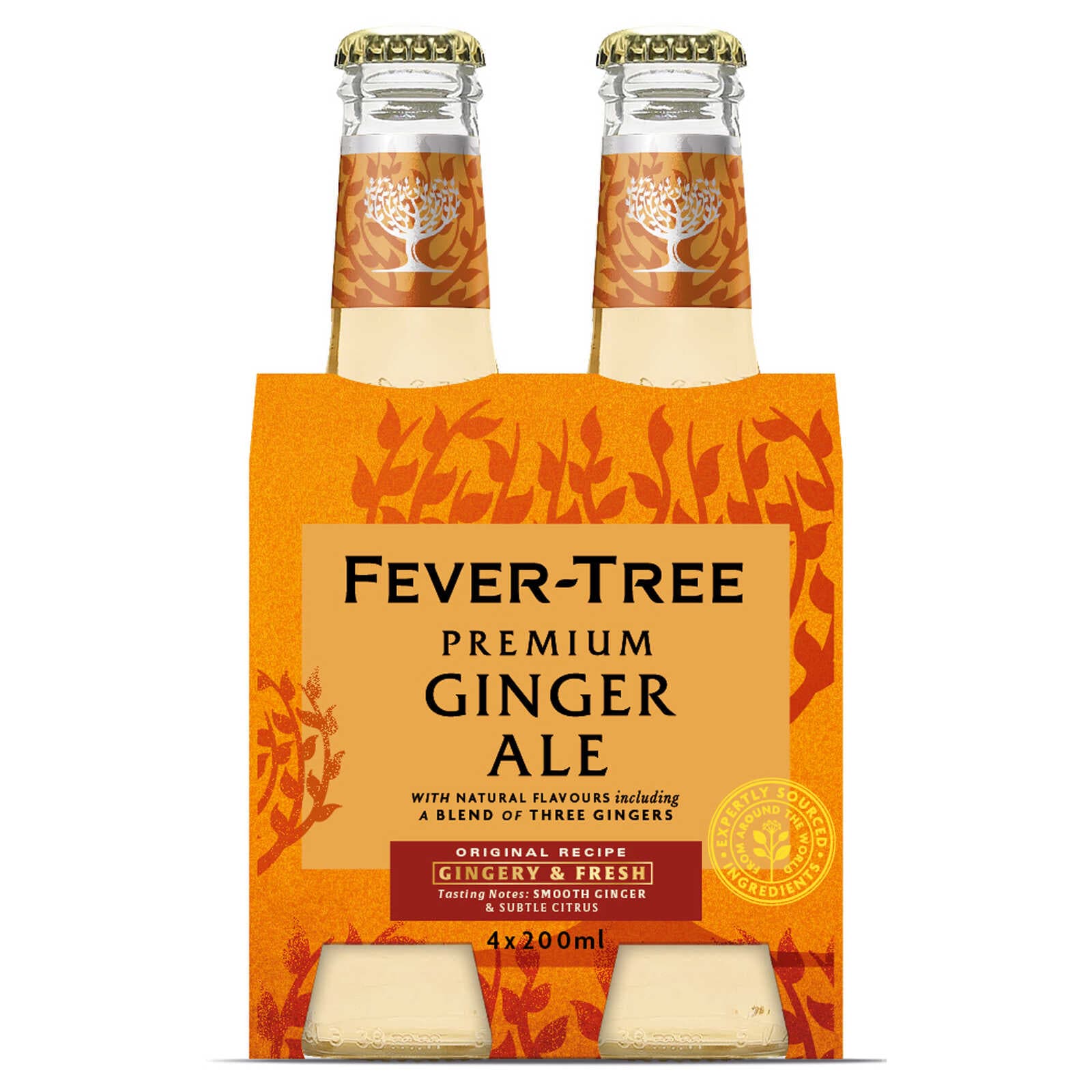 Fever-Tree Ginger Ale | 4-pack | 20 cl