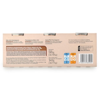 Delhaize | Champignons | Hele | Mini 3 x 115 gr