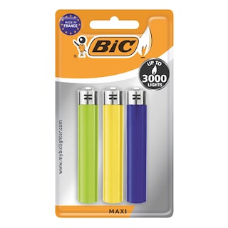 Bic | MAXI BLISTER AANSTEKER 3 st