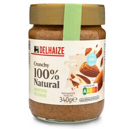 Delhaize | Pâte de noix | Amande  | Crunchy | 100% 340 gr