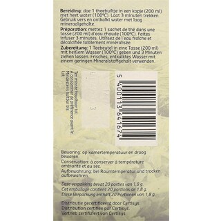 Delhaize | Bio | Thé | vert | Bio | Fairtrade 36 gr